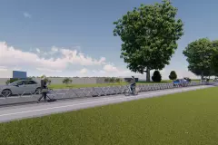 Дизайн - проект пешеходной дорожки от этнокультурного комплекса в сторону п. Означенное