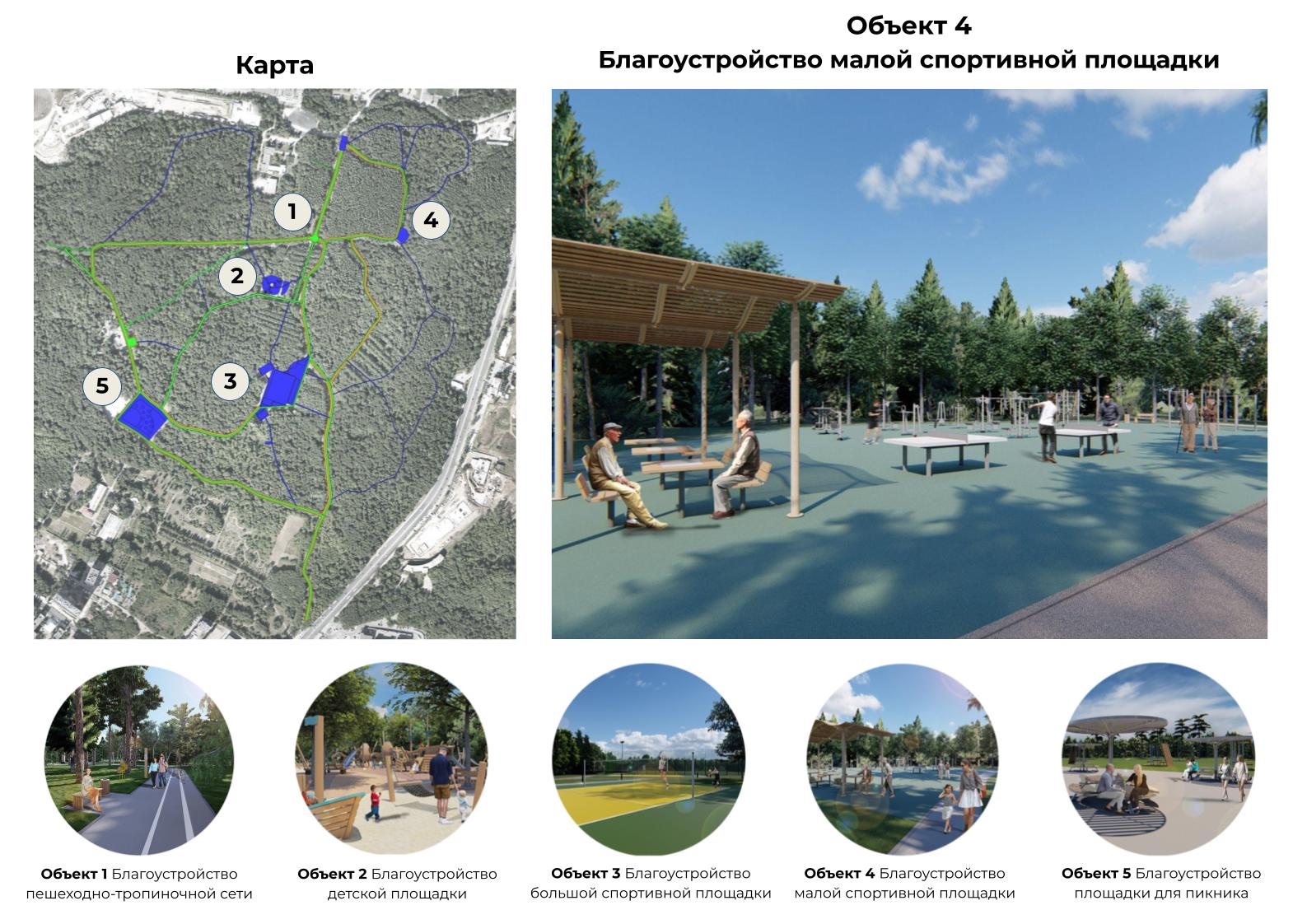 Благоустройство малой спортивной площадки (Объект 4)