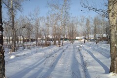 Парк в границах улиц Тайшетская, Коршуновская, Видимская в жилом районе Осиновка