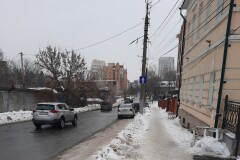 Пешеходная зона в районе ул. Октябрьская, 57