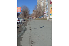 Общественная территория  по ул. Советской (от д. 118 б  по ул. Советской  до д. 160 по ул. Советской)